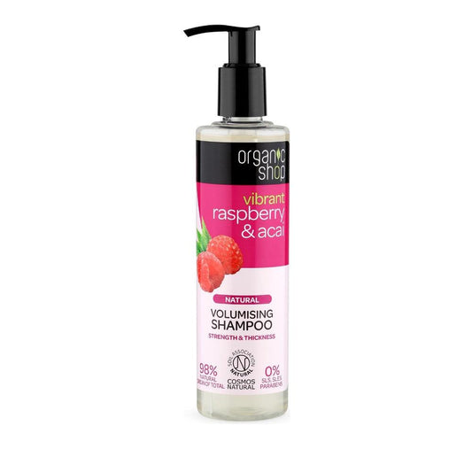 Raspberry & Acai Volumising Shampoo, 280 ml - GOLDFARMACI