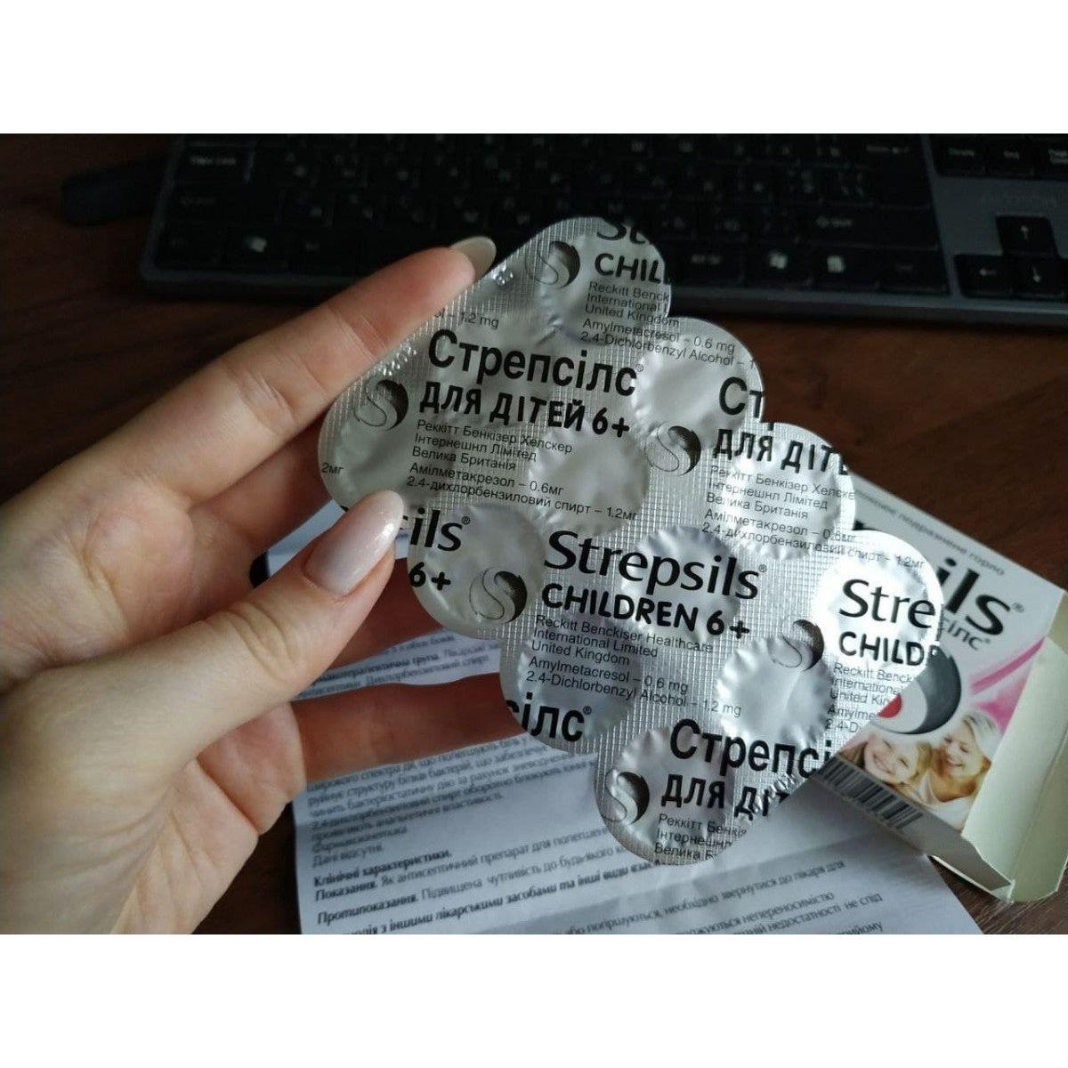 Strepsils Strawberry 24 Tabs - GOLDFARMACI