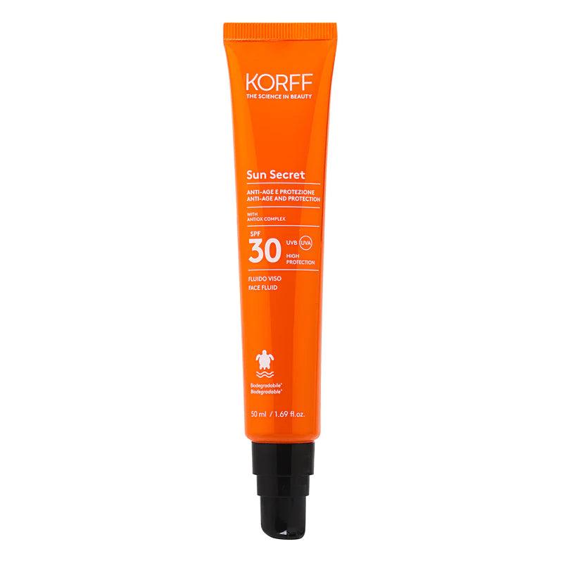 Sun Secret Face Fluid Spf 30 50ml - GOLDFARMACI