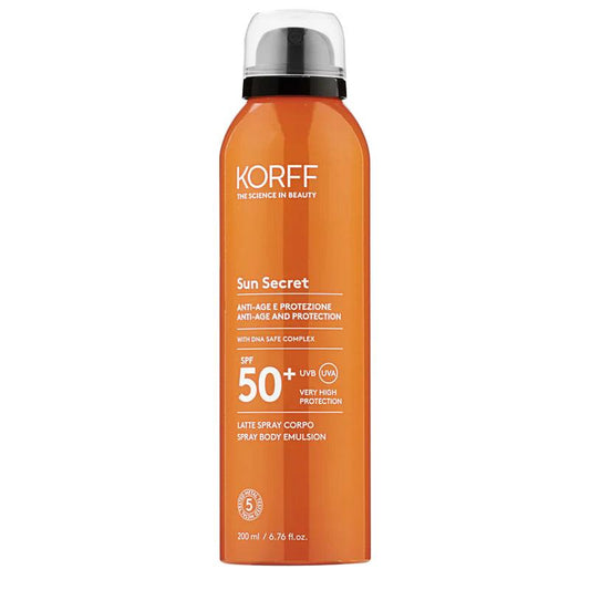 Sun Secret Spray Body Emulsion SPF50+ 200 ml - GOLDFARMACI