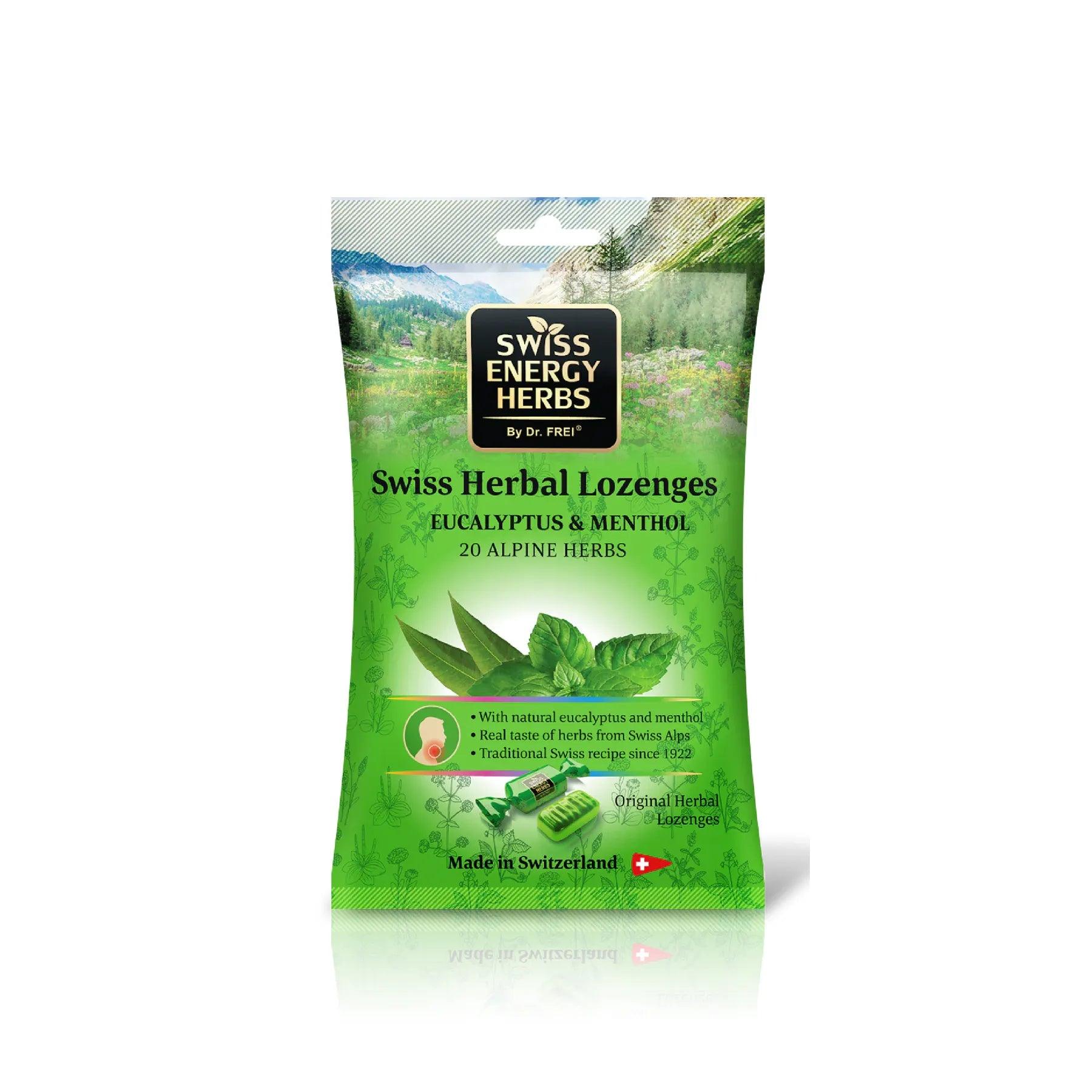 Swiss Energy Herbs - Eucalyptus and Menthol - GOLDFARMACI