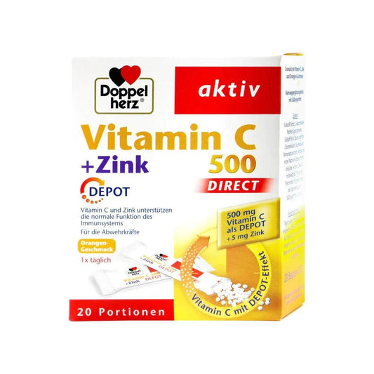 Vitamin C 500 + Zinc Direct Depot - GOLDFARMACI