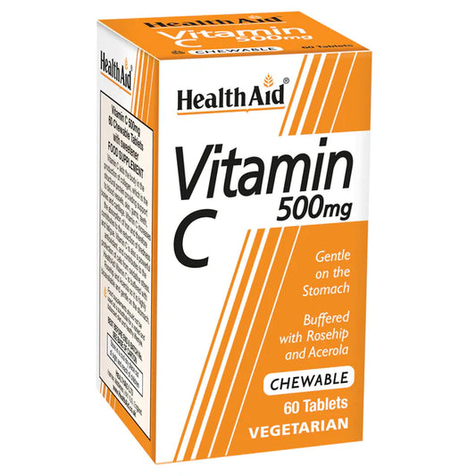 Vitamin C 500mg Chewable Tablets - GOLDFARMACI