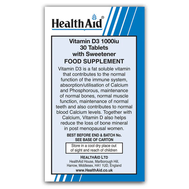 Vitamin D3 1000iu Tablets - GOLDFARMACI