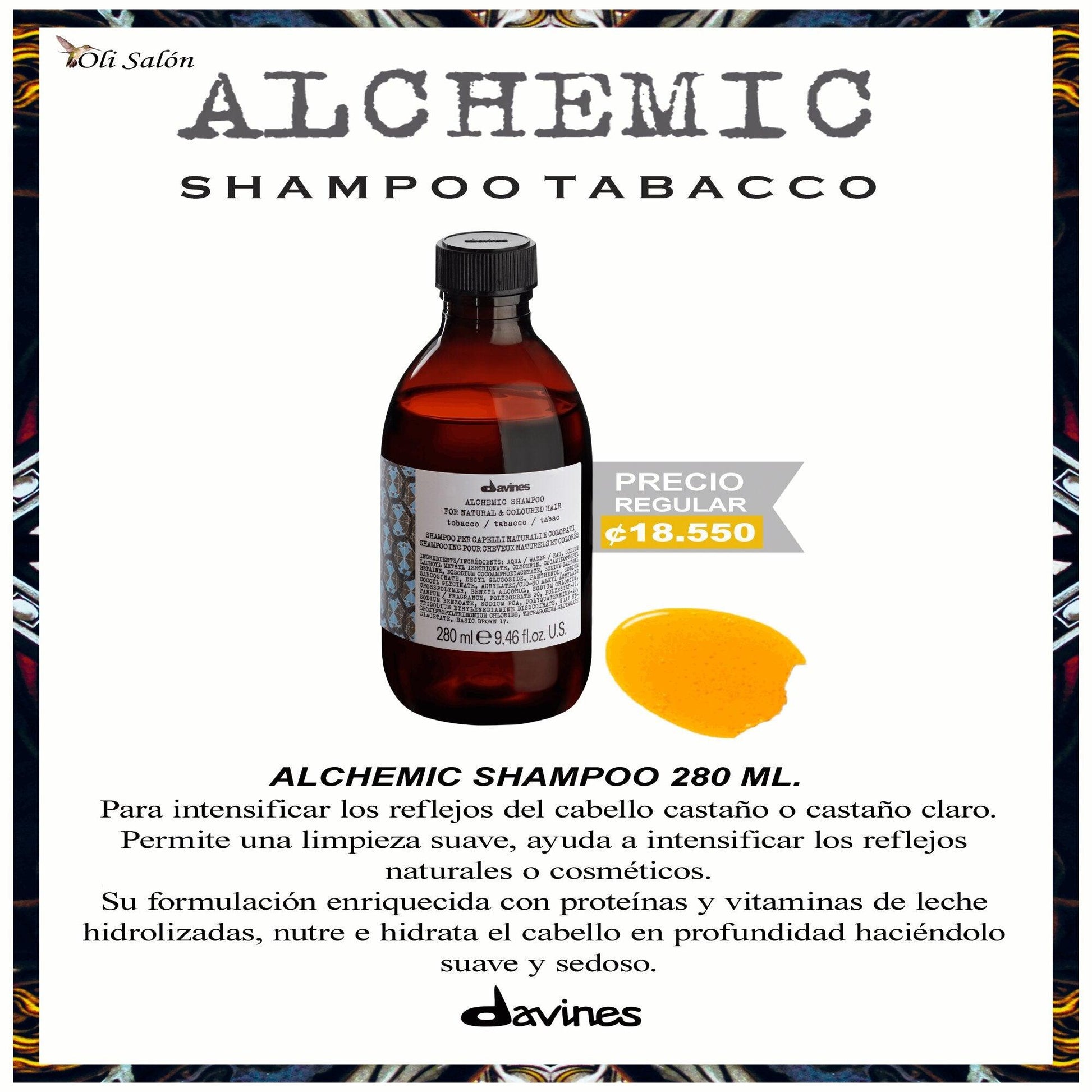 Alchemic Shampoo Tobacco - GOLDFARMACI