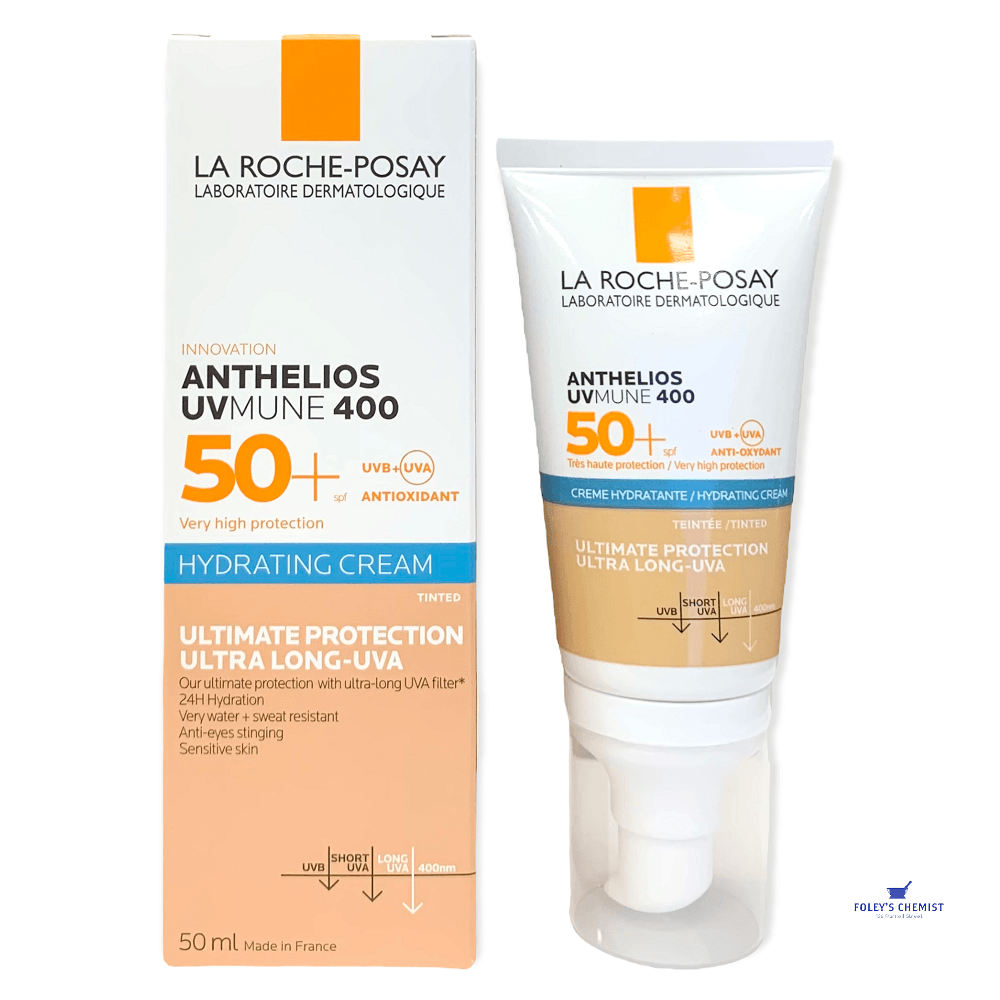 Anthelios UVMUNE400 SPF50+ Tinted Hydrating Cream - GOLDFARMACI