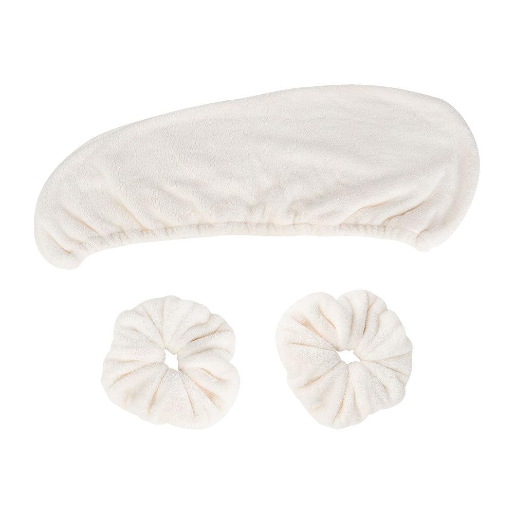 Bamboo Scrunchie & Hair Towel - GOLDFARMACI