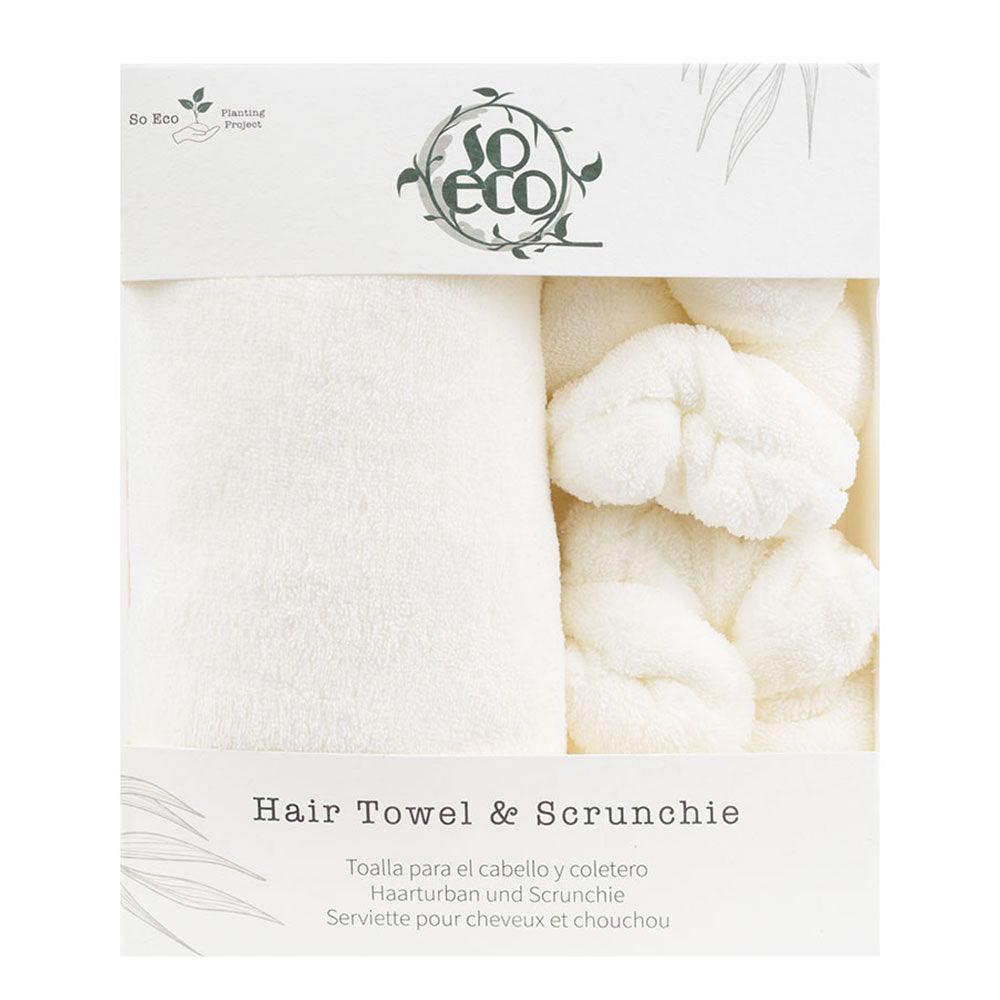 Bamboo Scrunchie & Hair Towel - GOLDFARMACI
