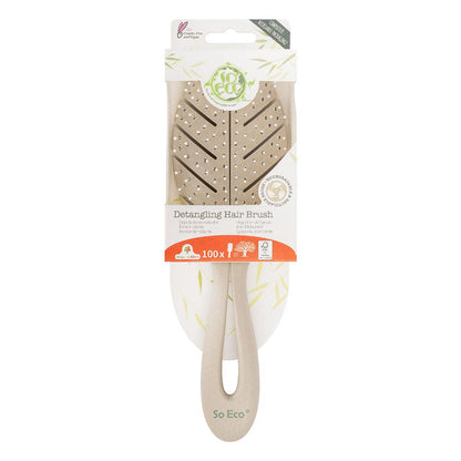 Biodegradable Detangling Leaf Brush - GOLDFARMACI