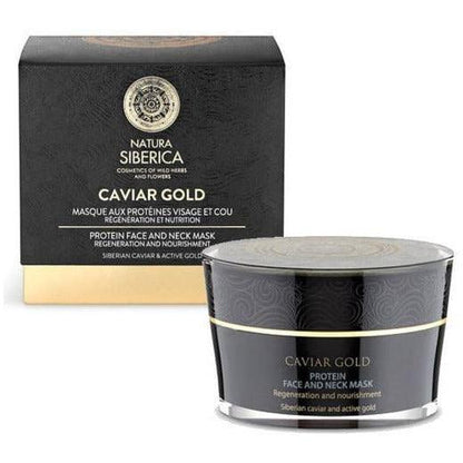 Caviar Gold Protein face and neck mask, 50ml. - GOLDFARMACI