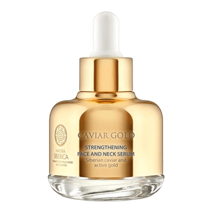 Caviar Gold Strengthening face and neck serum, 30 ml. - GOLDFARMACI