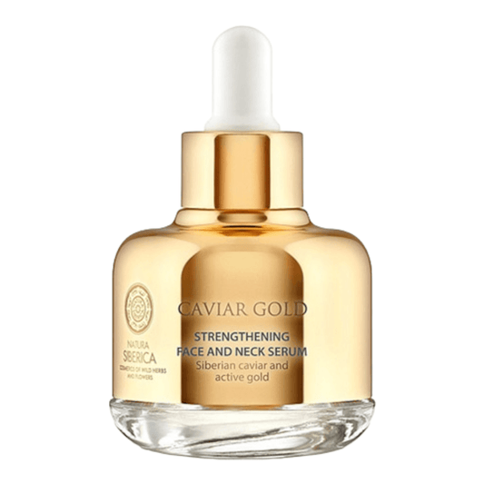 Caviar Gold Strengthening face and neck serum, 30 ml. - GOLDFARMACI