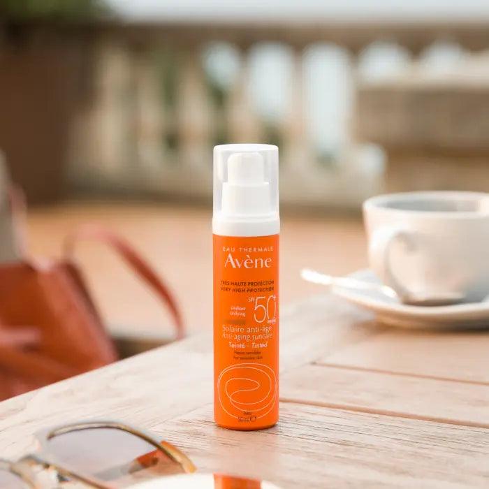 Crème Solaire Anti - Âge Teintée SPF50+ 50ml - GOLDFARMACI