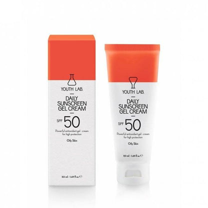 Daily Sunscreen Gel Cream Spf50 Oily Skin 50ml - GOLDFARMACI