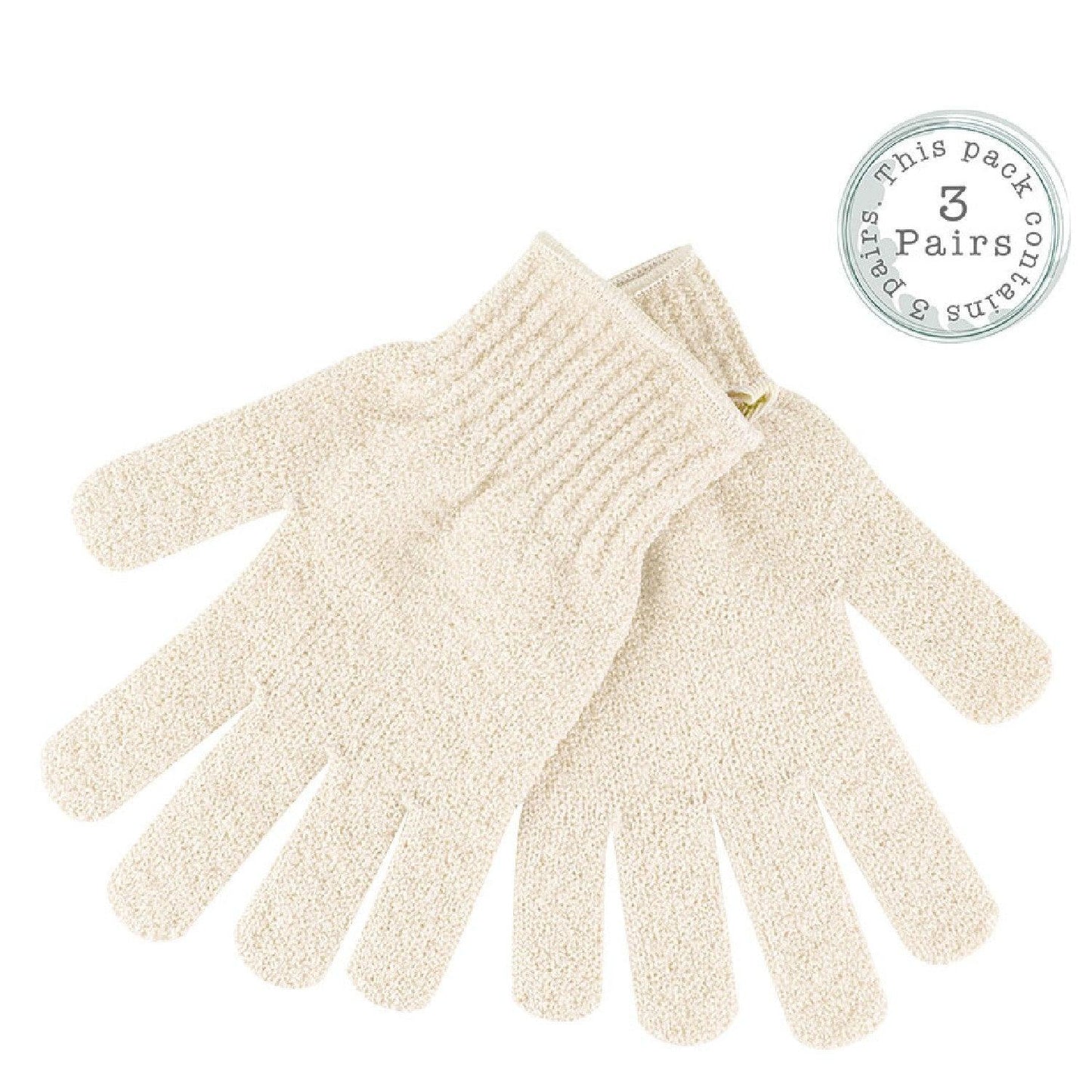 Exfoliating Gloves 3 Pack - GOLDFARMACI