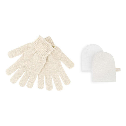 Exfoliating Gloves and Facial Buffing Pads - GOLDFARMACI