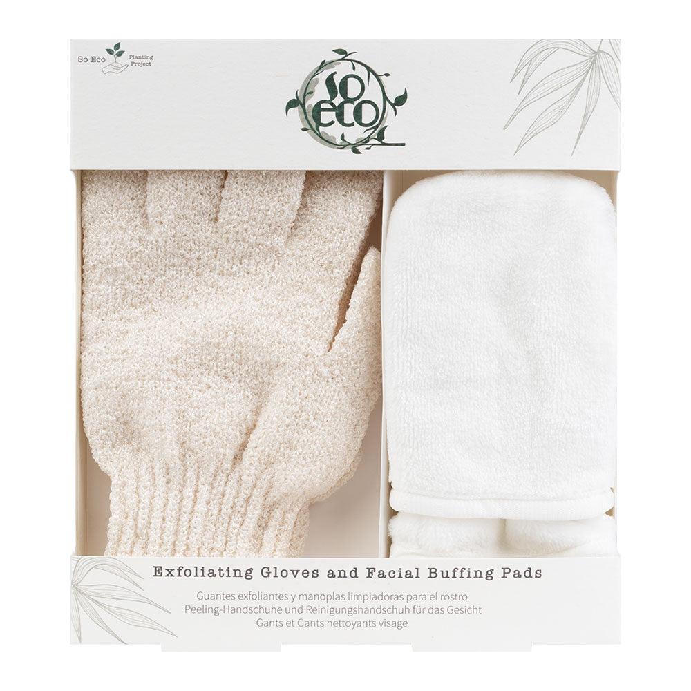 Exfoliating Gloves and Facial Buffing Pads - GOLDFARMACI