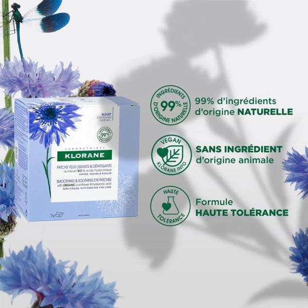 Eye Patches with ORGANIC Cornflower - GOLDFARMACI