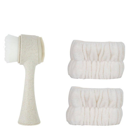 Facial Cleansing Brush and Wrist Wash Band Set - GOLDFARMACI