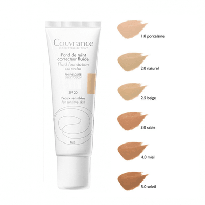 Fond de Teint Fluide Porcelaine SPF 20 - GOLDFARMACI