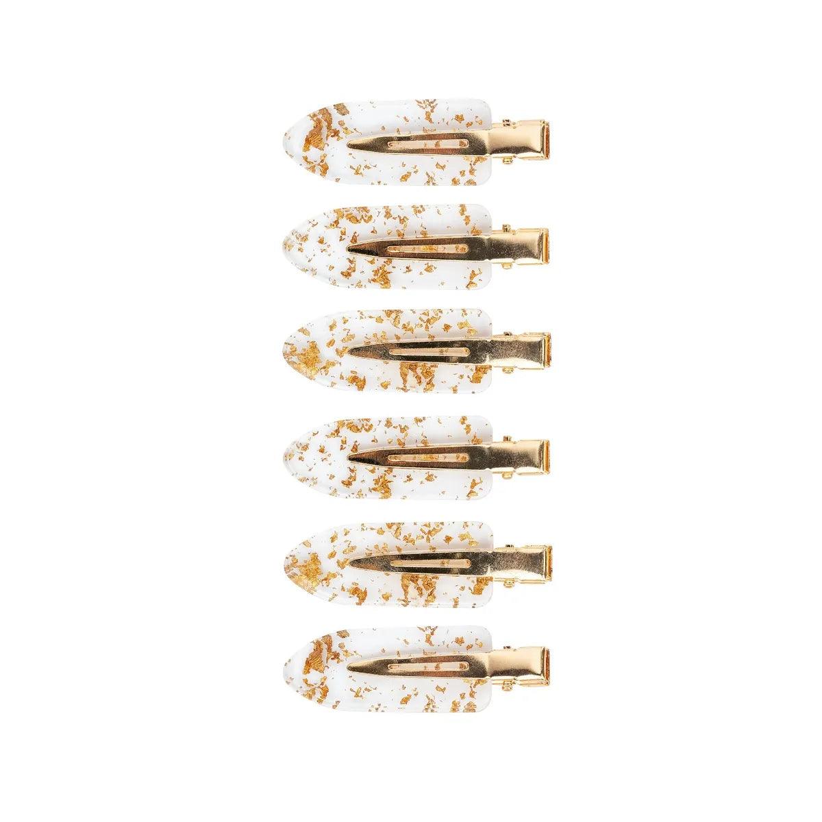 Gold Flake No Crease Clips 6 pack - GOLDFARMACI