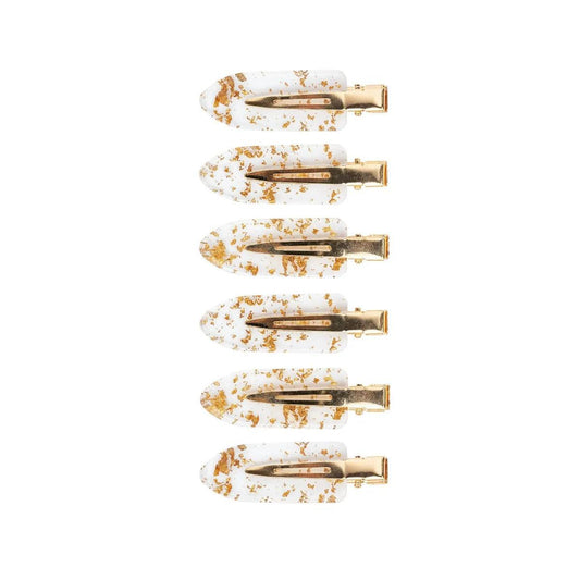 Gold Flake No Crease Clips 6 pack - GOLDFARMACI