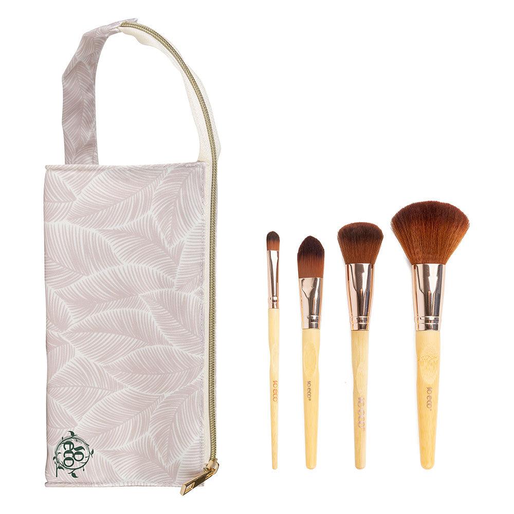 Natural Travel Brush Set Neutral - GOLDFARMACI