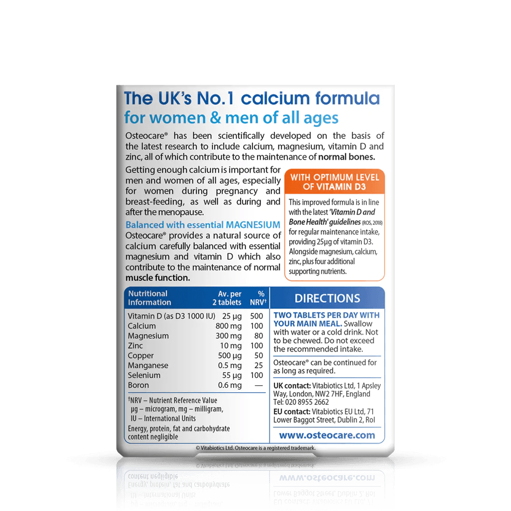 Osteocare Original 30Tabs - GOLDFARMACI