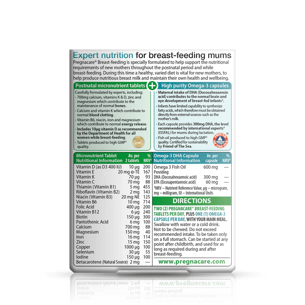 Pregnacare Breast-feeding 84Tabs - GOLDFARMACI