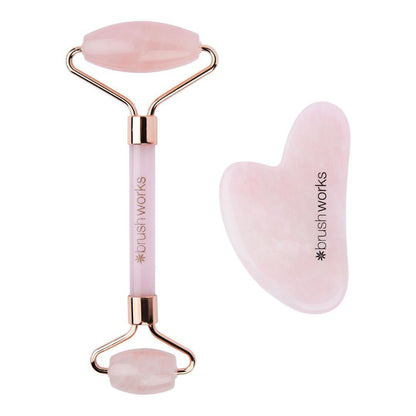 Rose Quartz Roller & Gua Sha - GOLDFARMACI