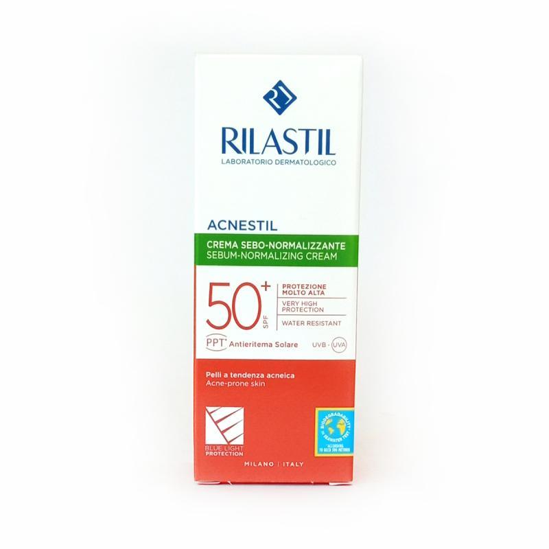 Sun System PPT Acnestil Photoprotective Cream SPF50+ - GOLDFARMACI