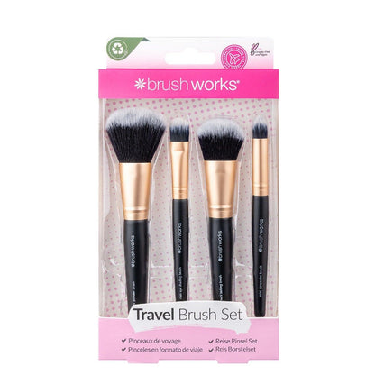 Travel Makeup Brush Set - GOLDFARMACI