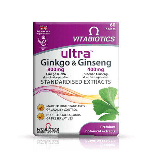 Ultra Ginkgo & Ginseng 60Tabs - GOLDFARMACI