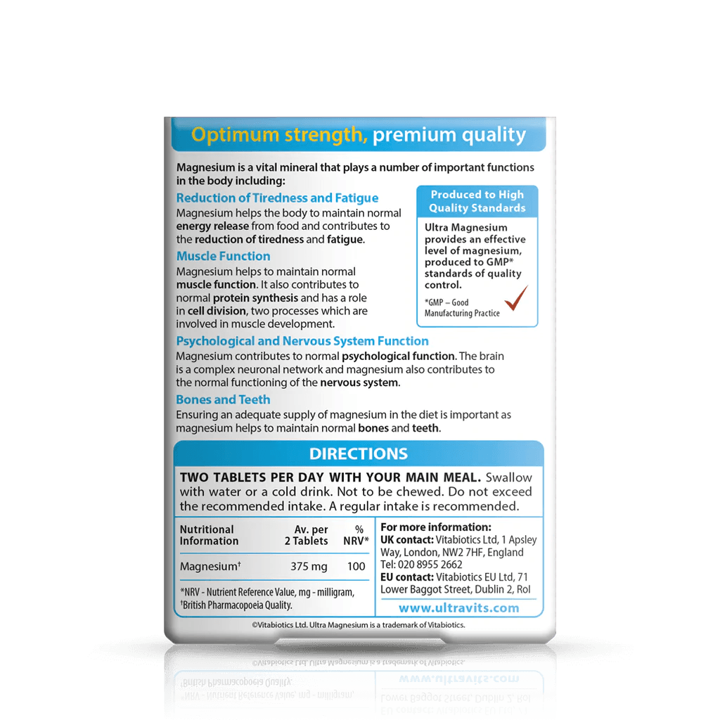 Ultra Magnesium 60Tabs - GOLDFARMACI