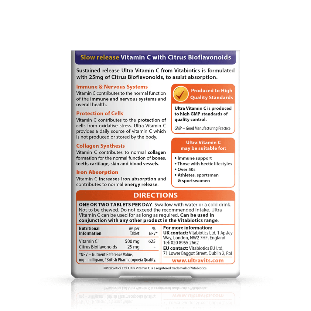 Ultra Vitamin C 60Tabs - GOLDFARMACI