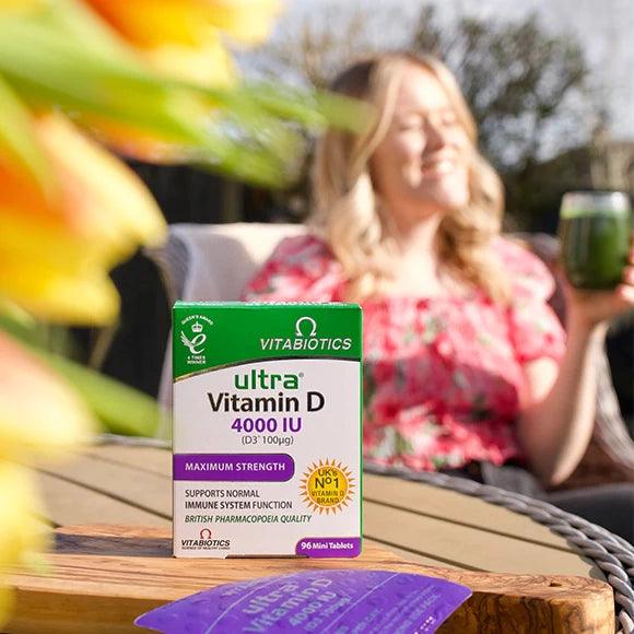 Ultra Vitamin D 4000IU 96Tabs - GOLDFARMACI