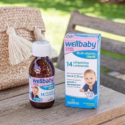 Wellbaby Multi-vitamin Liquid 150ml - GOLDFARMACI