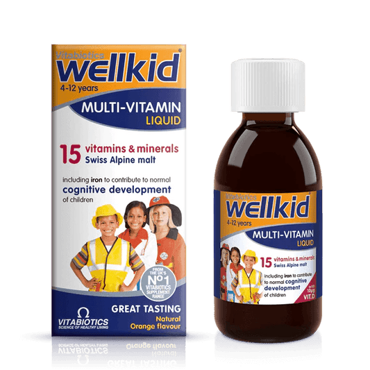 Wellkid Multi-vitamin Liquid 150ml - GOLDFARMACI