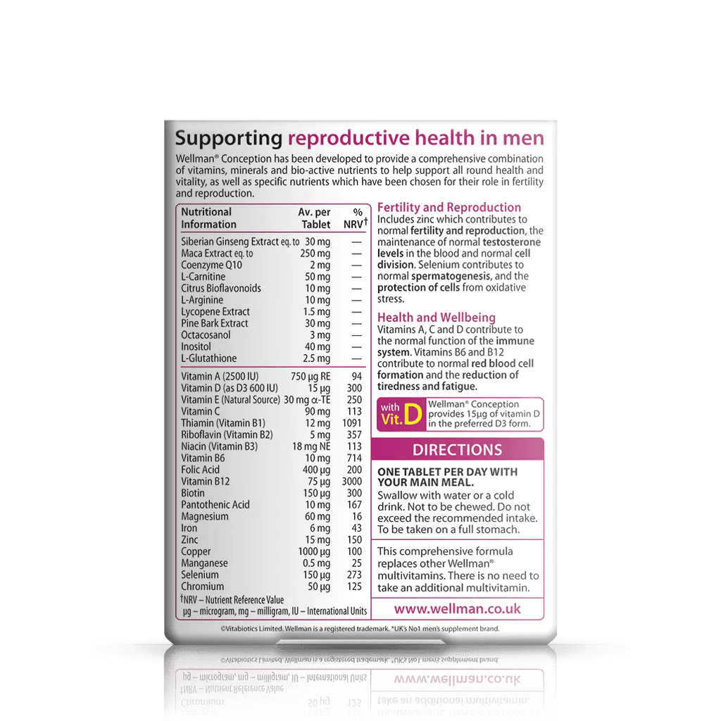 Wellman Conception 30Tabs - GOLDFARMACI